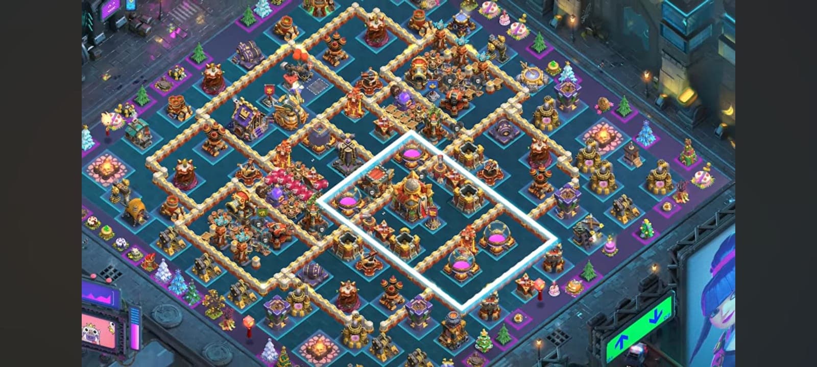 Geometric Diamond Fortress